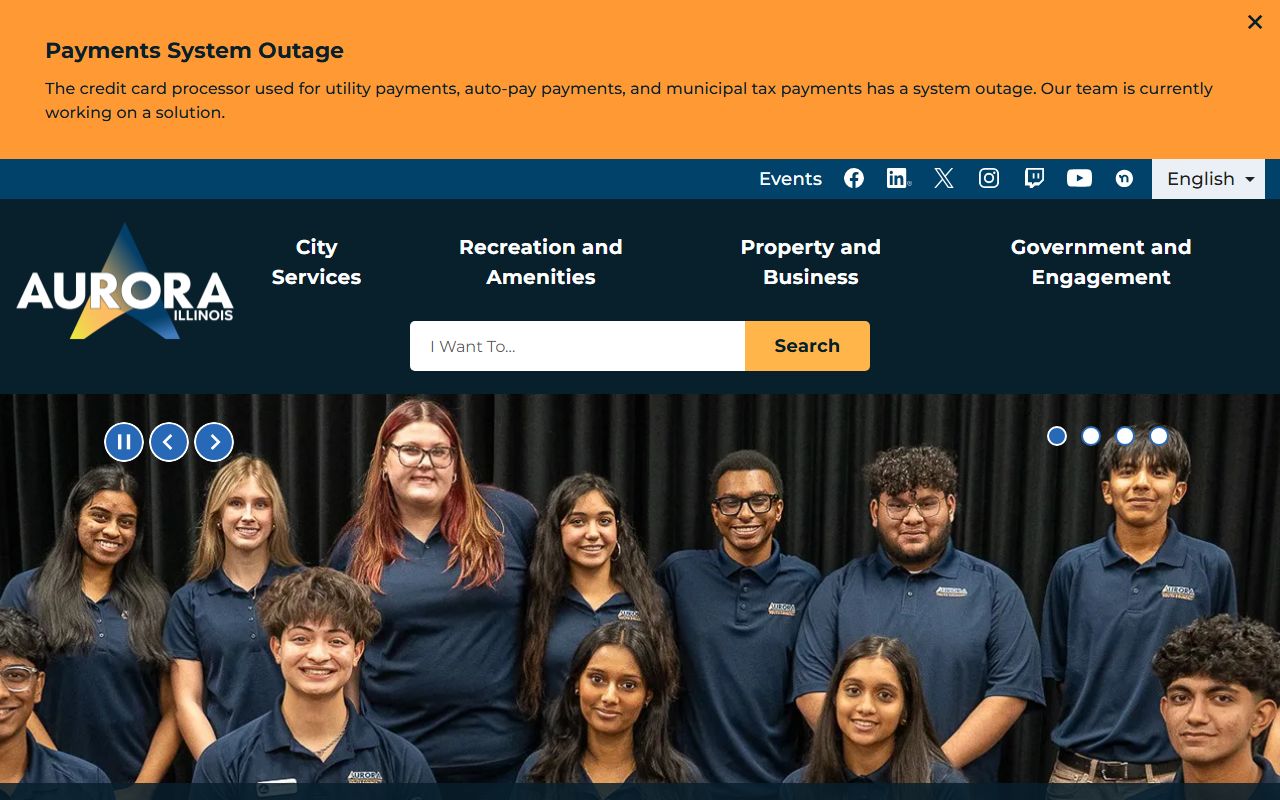 Aurora city website for Aurora marriage records information