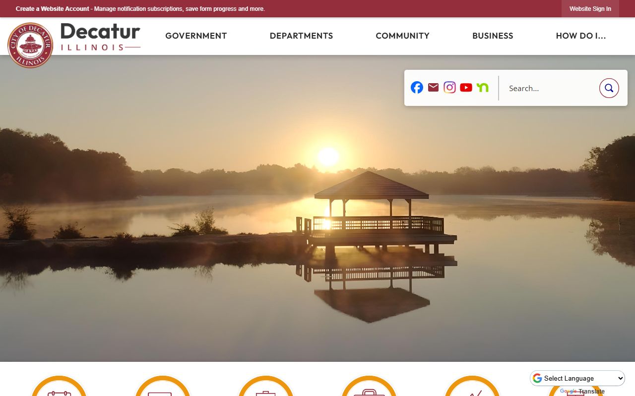 Decatur city website for marriage records information