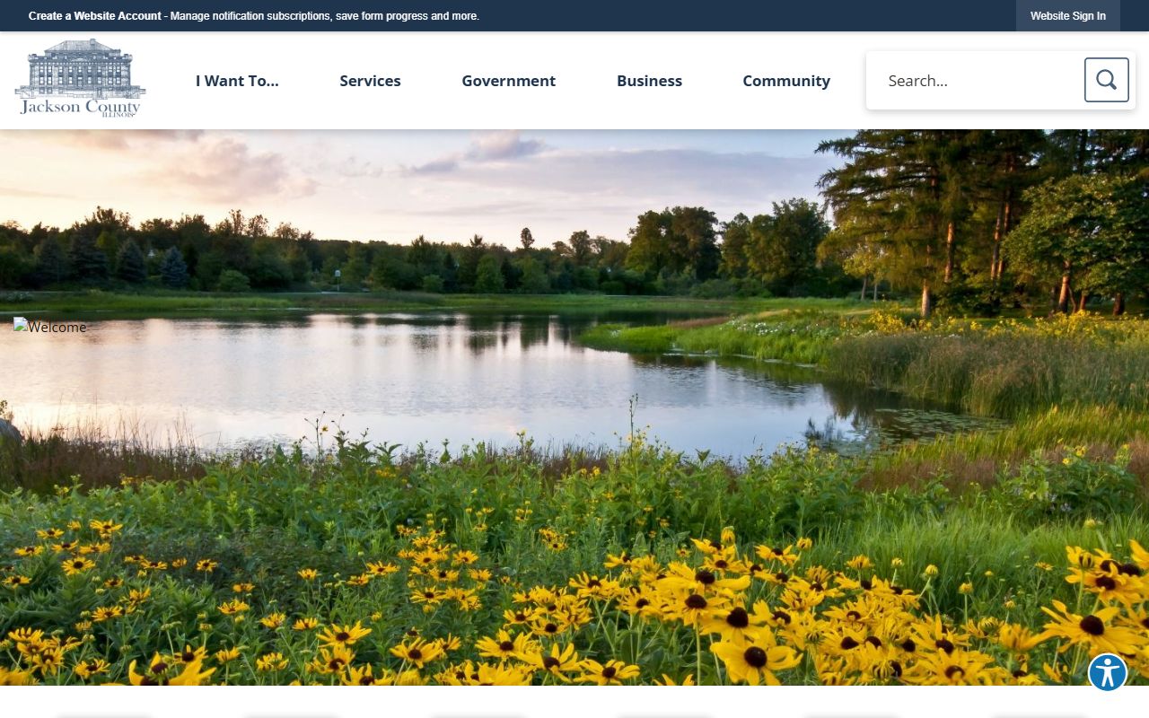 Jackson County government website for marriage records